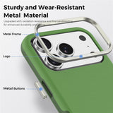 iPhone 18 Pro EIDERWOOD Kunstskinn Bak Deksel m. Avtakbar Kortholder - MagSafe Kompatibel - Grønn