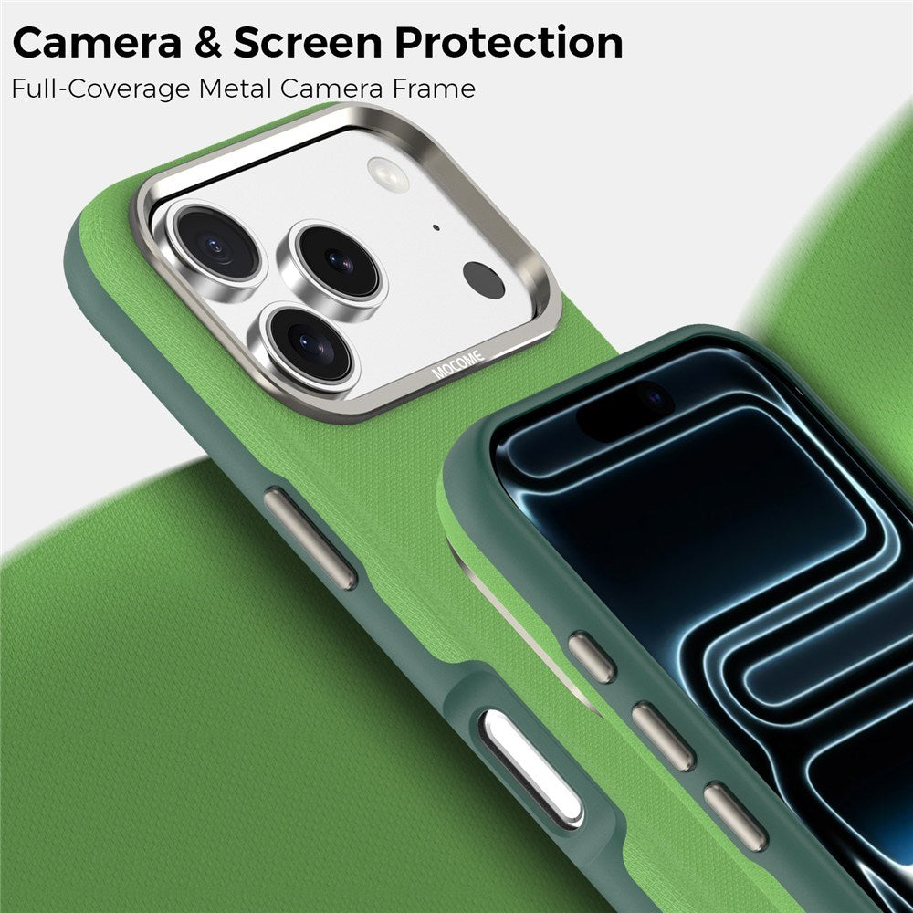 iPhone 18 Pro EIDERWOOD Kunstskinn Bak Deksel m. Avtakbar Kortholder - MagSafe Kompatibel - Grønn