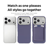 iPhone 18 Pro EIDERWOOD Kunstskinn Bak Deksel m. Avtakbar Kortholder - MagSafe Kompatibel - Lilla