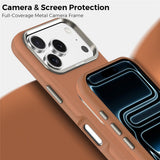iPhone 18 Pro EIDERWOOD Kunstskinn Bak Deksel m. Avtakbar Kortholder - MagSafe Kompatibel - Brun