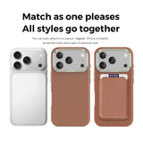 iPhone 18 Pro EIDERWOOD Kunstskinn Bak Deksel m. Avtakbar Kortholder - MagSafe Kompatibel - Brun