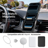 iPhone 18 Pro Max EIDERWOOD Kunstskinn Bak Deksel m. Avtakbar Kortholder - MagSafe Kompatibel - Svart