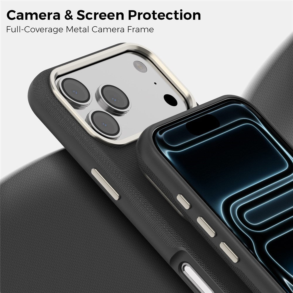 iPhone 18 Pro Max EIDERWOOD Kunstskinn Bak Deksel m. Avtakbar Kortholder - MagSafe Kompatibel - Svart