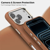 iPhone 18 Pro Max EIDERWOOD Kunstskinn Bak Deksel m. Avtakbar Kortholder - MagSafe Kompatibel - Brun