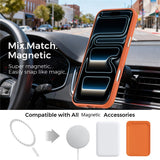 iPhone 18 Pro Max EIDERWOOD Kunstskinn Bak Deksel m. Avtakbar Kortholder - MagSafe Kompatibel - Oransje