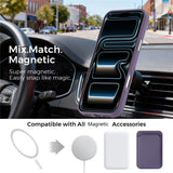 iPhone 18 Pro Max EIDERWOOD Kunstskinn Bak Deksel m. Avtakbar Kortholder - MagSafe Kompatibel - Lilla