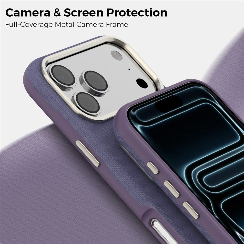 iPhone 18 Pro Max EIDERWOOD Kunstskinn Bak Deksel m. Avtakbar Kortholder - MagSafe Kompatibel - Lilla