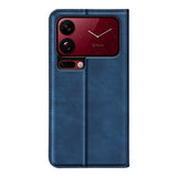 Xiaomi 18 Pro EIDERWOOD Flip Deksel i Kunstskinn med Lommebok og Stativfunksjon - Blå