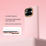 Google Pixel 11 Pro Fold ABEEL Hardt Soft-Touch Plast Deksel - MagSafe Kompatibel - Rosa