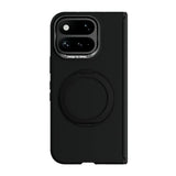 Google Pixel 11 Pro Fold ABEEL Hardt Soft-Touch Plast Deksel m. Kickstand - MagSafe Kompatibel - Svart