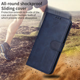 Honor 600 Smart EIDERWOOD flippdeksel i kunstskinn – blå