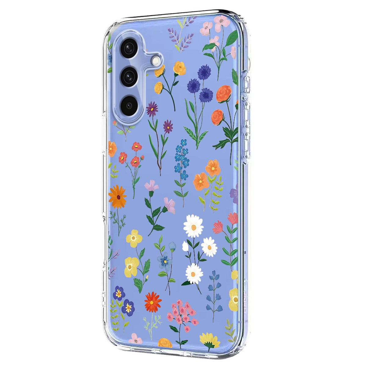 Samsung Galaxy S26 FE EIDERWOOD Fleksibelt Plast Deksel med Blomstermotiv - Gjennomsiktig / Ulike Blomster
