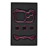 iPhone 18 Pro Todelt Metall Bumper Deksel - Lilla