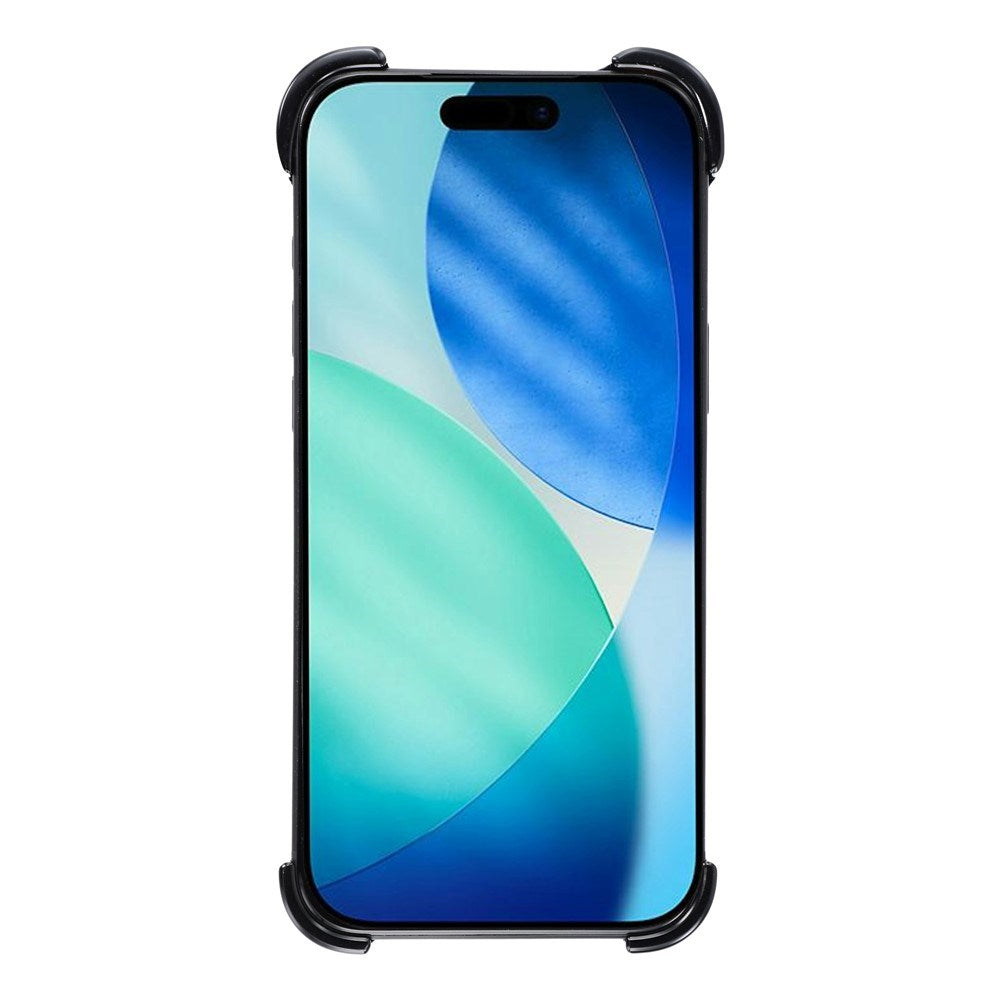 iPhone 18 Pro Max Todelt Metall Bumper Deksel - Svart