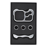 iPhone 18 Pro Max Todelt Metall Bumper Deksel - Sølv