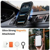 iPhone 18 Pro / 17 Pro Hybrid Plast Deksel m. Støtabsorberende Kanter & Kickstand - MagSafe Kompatibel - Svart