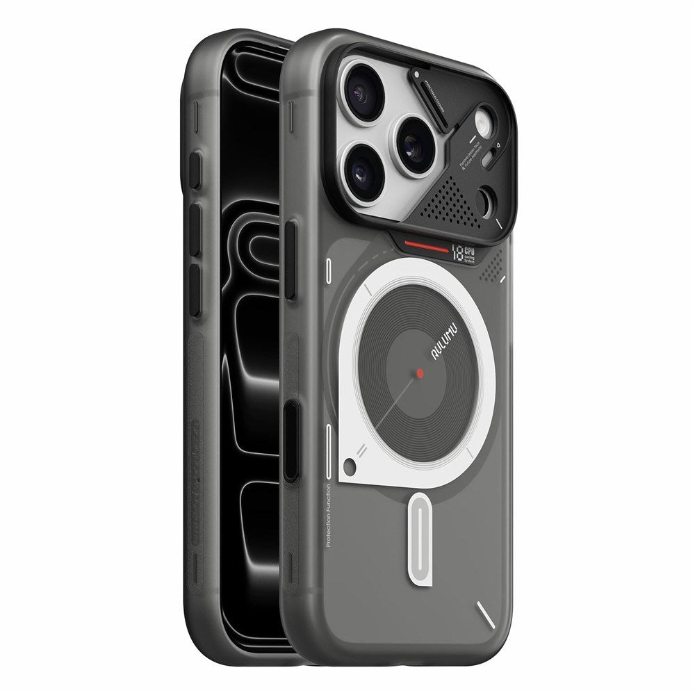 iPhone 18 Pro / 17 Pro AULUMU Deksel - MagSafe Kompatibel - Grå