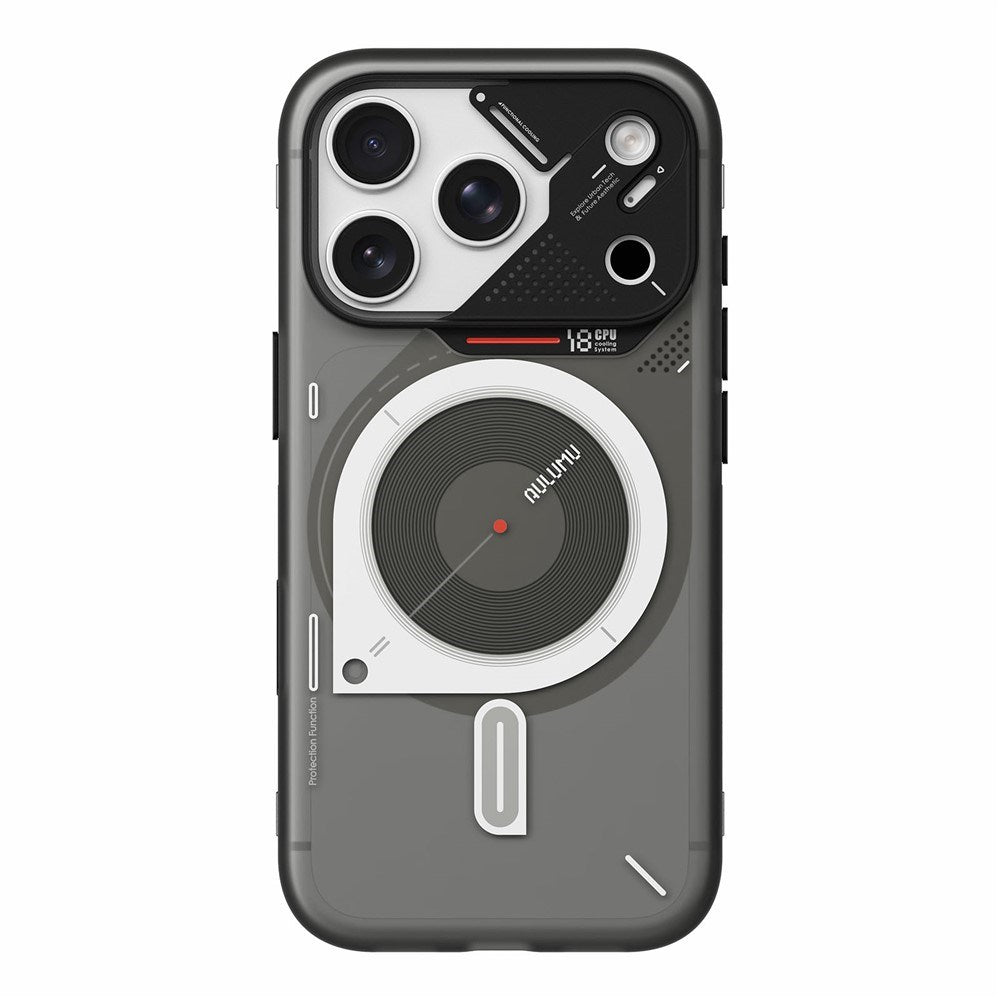 iPhone 18 Pro / 17 Pro AULUMU Deksel - MagSafe Kompatibel - Grå