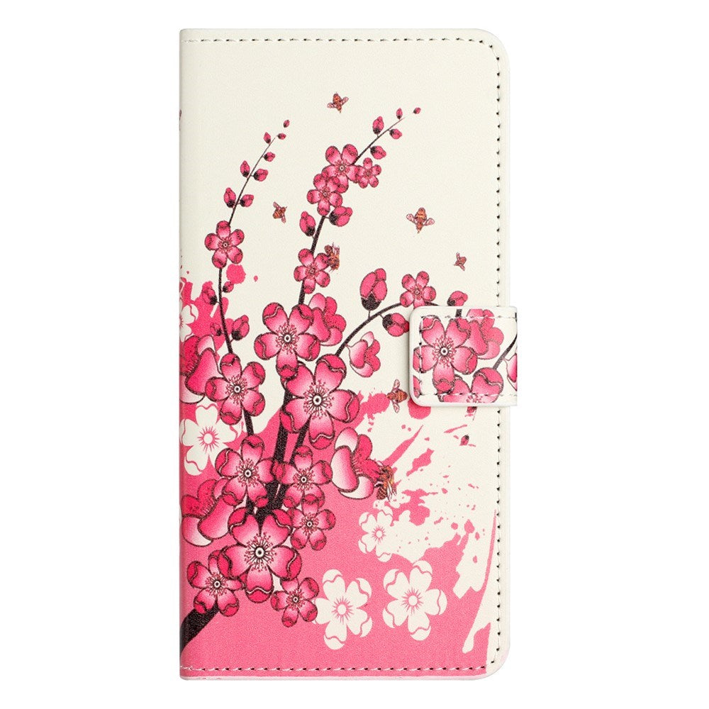 Samsung Galaxy S26 FE EIDERWOOD Flip Deksel med Kortholder og Stativ Funksjon - Blomster