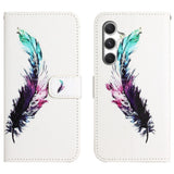 Samsung Galaxy S26 FE EIDERWOOD Flip Deksel med Kortholder og Stropp - Fjær