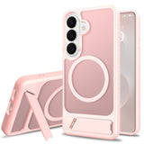 Samsung Galaxy S26 FE / S25 FE EIDERWOOD Hybrid Deksel m. Kickstand - MagSafe Kompatibel - Rosa