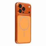 iPhone 15 Pro EIDERWOOD Hard Plast Deksel m. Kamerabeskyttelse - MagSafe Kompatibel - Oransje