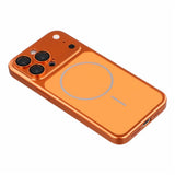 iPhone 15 Pro EIDERWOOD Hard Plast Deksel m. Kamerabeskyttelse - MagSafe Kompatibel - Oransje