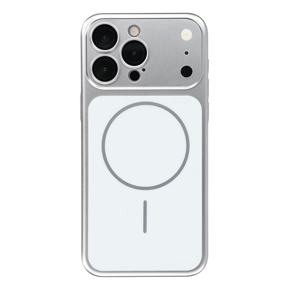 iPhone 15 Pro EIDERWOOD Hard Plast Deksel m. Kamerabeskyttelse - MagSafe Kompatibel - Sølv
