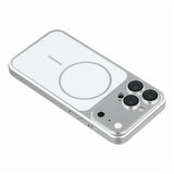 iPhone 15 Pro EIDERWOOD Hard Plast Deksel m. Kamerabeskyttelse - MagSafe Kompatibel - Sølv