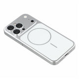 iPhone 15 Pro EIDERWOOD Hard Plast Deksel m. Kamerabeskyttelse - MagSafe Kompatibel - Sølv