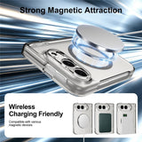 iPhone Fold EIDERWOOD Hybrid Deksel med Skjermbeskyttelse - MagSafe Kompatibel - Gjennomsiktig / Svart