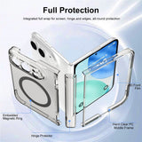 iPhone Fold EIDERWOOD Hybrid Deksel med Skjermbeskyttelse - MagSafe Kompatibel - Gjennomsiktig / Svart