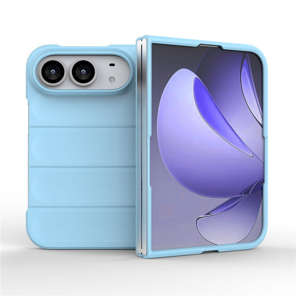 iPhone Fold EIDERWOOD Robust Plast Deksel - Lyseblå