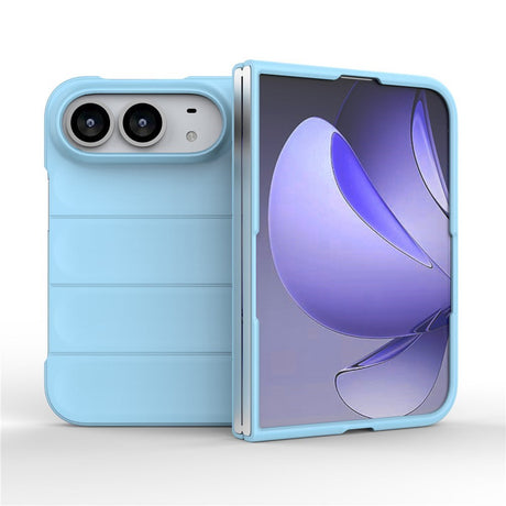 iPhone Fold EIDERWOOD Robust Plast Deksel - Lyseblå