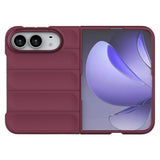 iPhone Fold EIDERWOOD Robust Plast Deksel - Mørkerød