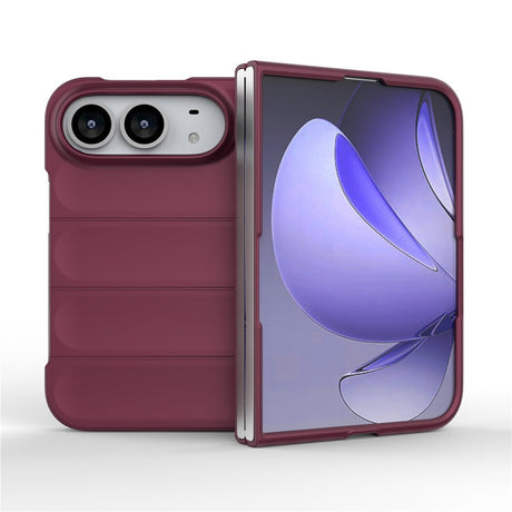 iPhone Fold EIDERWOOD Robust Plast Deksel - Mørkerød