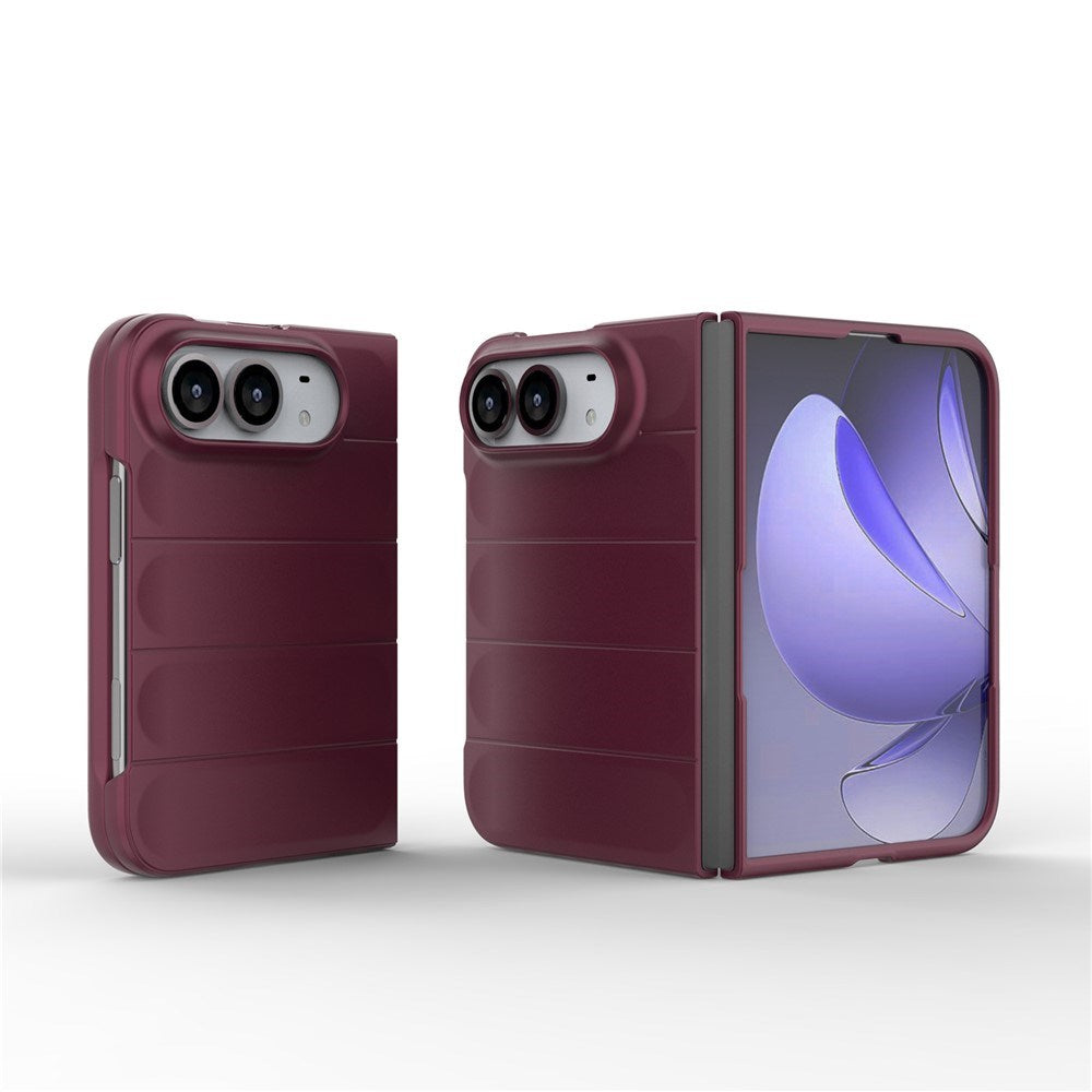 iPhone Fold EIDERWOOD Robust Plast Deksel - Mørkerød