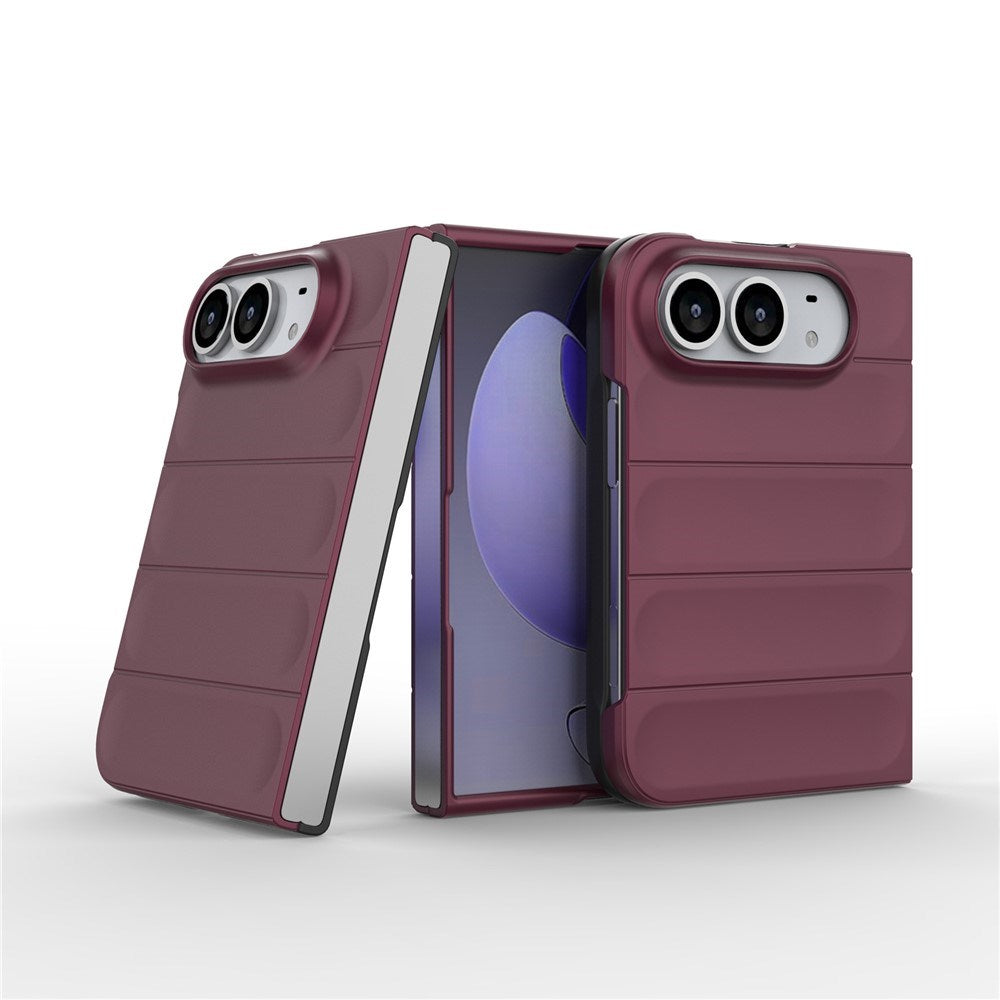 iPhone Fold EIDERWOOD Robust Plast Deksel - Mørkerød