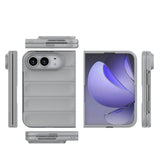 iPhone Fold EIDERWOOD Robust Plast Deksel - Grå