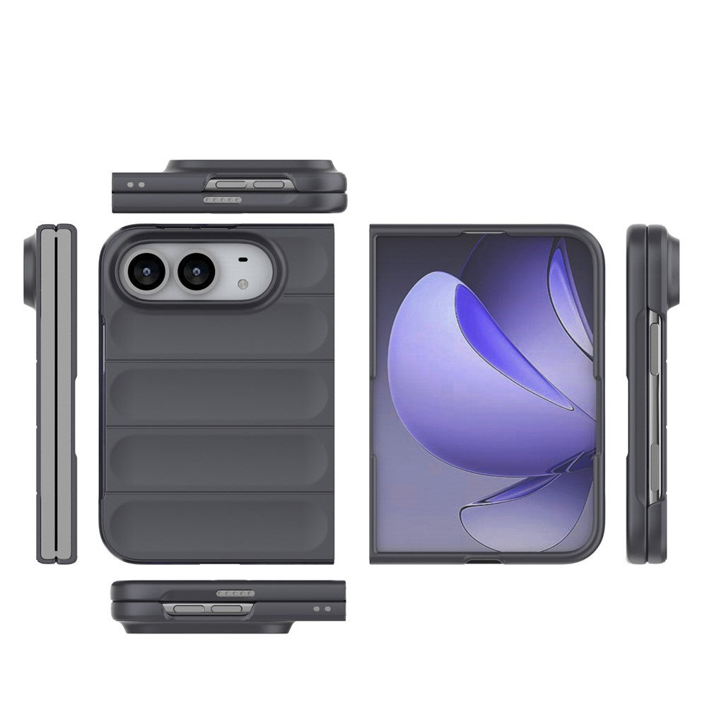iPhone Fold EIDERWOOD Robust Plast Deksel - Mørkegrå