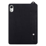 iPad Mini (2026) 8. Gen. EIDERWOOD Kunstskinn Bak Deksel m. Stropp Kickstand - Svart
