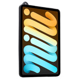 iPad Mini (2026) 8. Gen. EIDERWOOD Kunstskinn Bak Deksel m. Stropp Kickstand - Svart