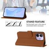 Xiaomi Redmi Note 17 Pro (5G) EIDERWOOD Kunstskinn Flip Deksel m. Stropp - Brun