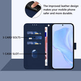 Xiaomi Redmi 17C (5G) EIDERWOOD Flip Deksel i Kunstskinn med Stropp - Blå