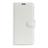 OnePlus 11 PU Litchi Skin Flip Deksel med Lommebok - Hvit
