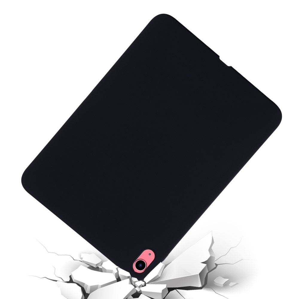iPad 11" (2025) / iPad 10.9" (2024/2022) Liquid Silikone Shockproof Deksel - Svart