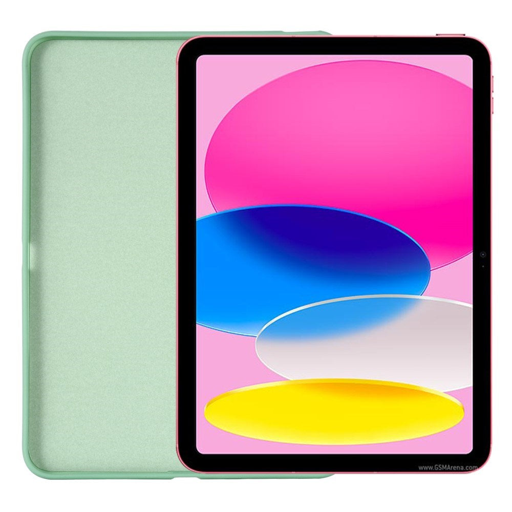 iPad 11" (2025) / iPad 10.9" (2024/2022) Liquid Silikone Shockproof Deksel - Grønn