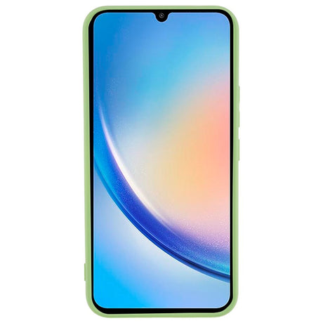 EIDERWOOD Samsung Galaxy A34 (5G) Fôret Fleksibelt Plast Deksel - Lysgrønn