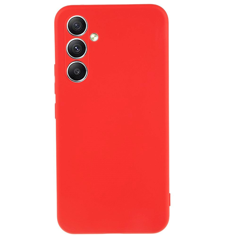 EIDERWOOD Samsung Galaxy A34 (5G) Fôret Fleksibelt Plast Deksel - Rød