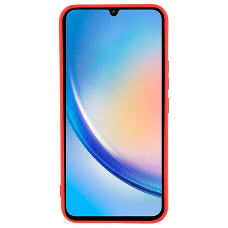 EIDERWOOD Samsung Galaxy A34 (5G) Fôret Fleksibelt Plast Deksel - Rød